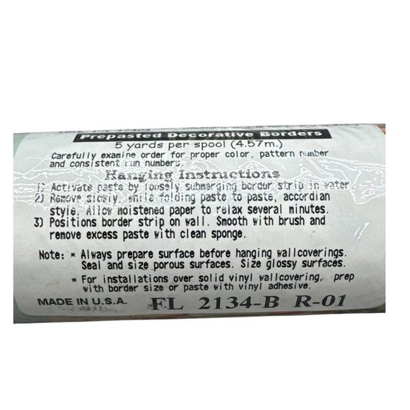 York Vintage Country Cottage Fairy Floral Wallpaper Border 2 Rolls / 10 yards - Picture 6 of 7